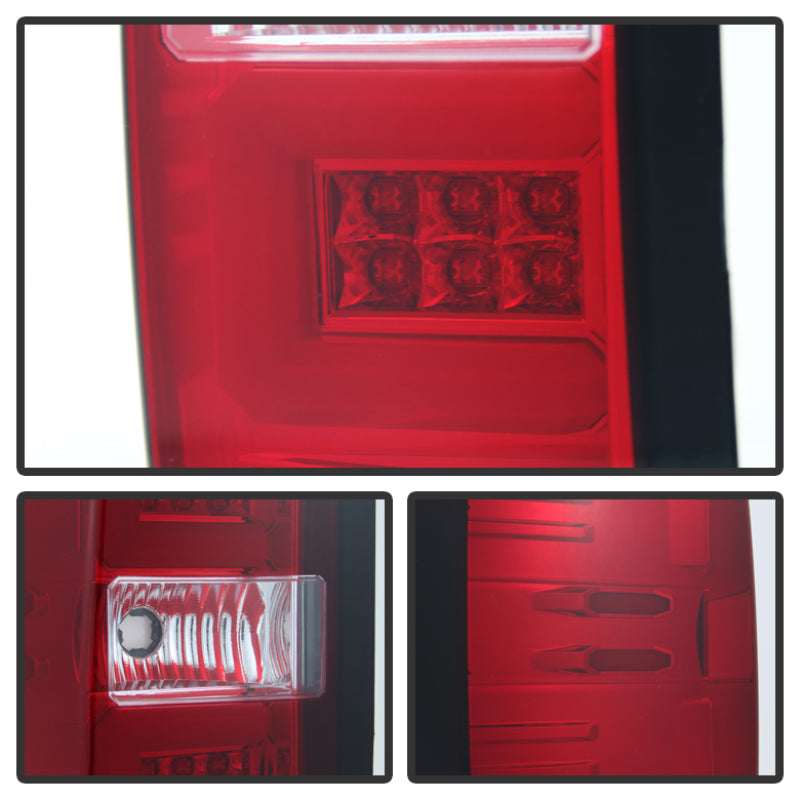 Spyder Chevy 1500 14-16 Light Bar LED Tail Lights Red Clear ALT-YD-CS14-LBLED-RC 5080011 5080011 User 1