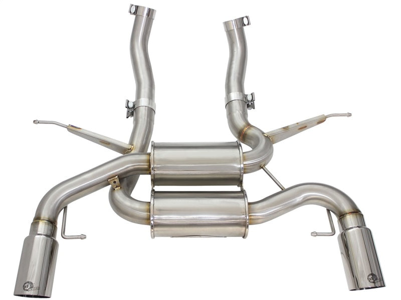 aFe  POWER MACH Force Xp 2-1/2" 304 SS Axle-Back Exhaust System 49-36327-P Photo - Unmounted