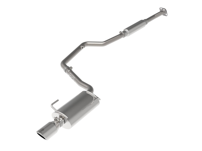 aFe POWER Takeda 12-16 Subaru Impreza 2.0L 2.5in 304SS CB Exhaust w/ Polished Tips 49-36052-P 49-36052-P Photo - Primary