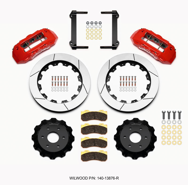 Wilwood TX6R Front Kit, 16.00", Red, 1999-2014 GM Truck/SUV 140-13876-R Photo - Primary