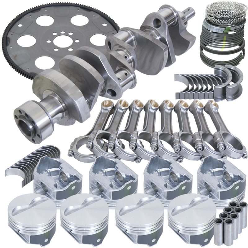 Eagle Chevrolet SBC 1pc Seal 383ci Balanced Rotating Assembly Kit w/168 Tooth Flexplate B15504L03068 B15504L03068 Photo - Primary