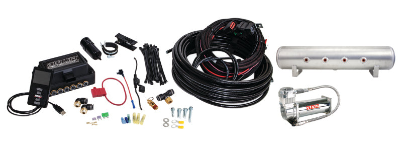 Air Lift Performance 3P (3/8 Air Line 4 Gal 7-Port  Raw Aluminum Tank VIAIR 444C Comp) 27689 27689 Photo - Primary