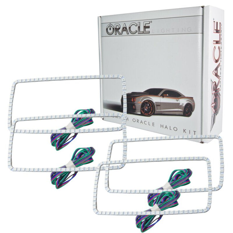 ORACLE Lighting Oracle GMC Sierra 07-13 Halo Kit (New Square Ring Design) - ColorSHIFT w/ BC1 Controller 2629-335 2629-335 User 4