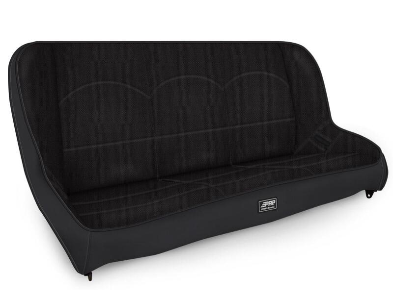 PRP Seats PRP Jeep JKU/JLU Low Back Rear Bench - Black A3610-47-50 A3610-47-50 Photo - Primary