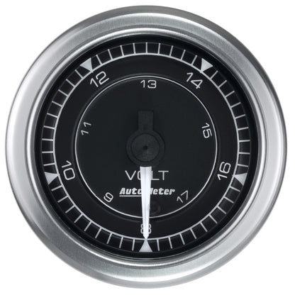Autometer Gauge, Voltmeter, 2 1/16", 18V, Digital Stepper Motor, Chrono 8191 Photo - Primary