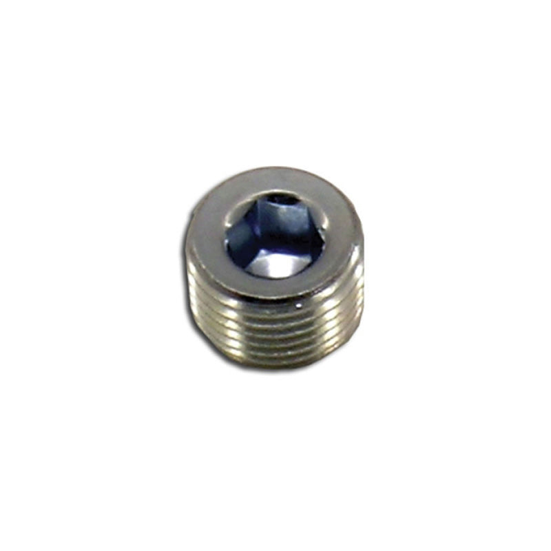 Nitrous Express Fitting, Internal Allen Head Pipe Plug, 3/8 in. NPT, Aluminum, Black 16143 Photo - Primary