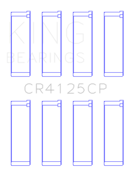 King Engine Bearings Subaru Ej20/Ej22/Ej25 (Incl. Turbo) (Size +0.25mm) Connecting Rod Bearing Set CR4125CP0.25 CR4125CP0.25 Photo - Primary