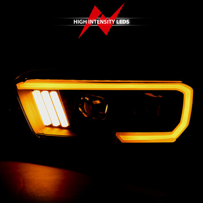 Anzo Toyota Tacoma '16-18 Projector Plank Style Switchback H.L Black Amber 111396 Photo - Unmounted
