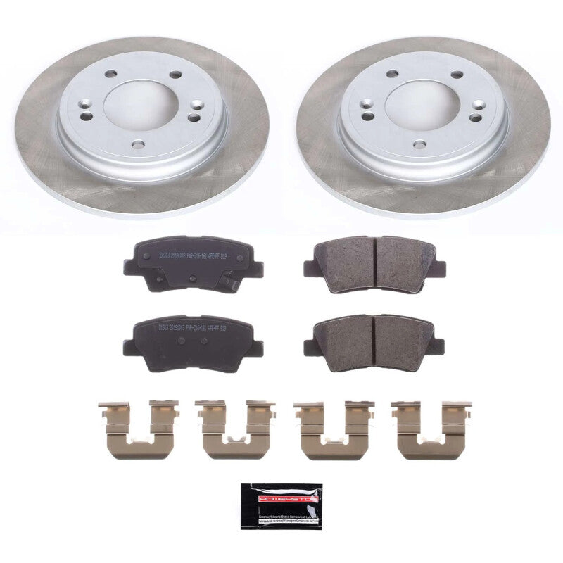 PowerStop Power Stop 17-22 Kia Niro Rear Semi-Coated Rotor Kit SC7904 SC7904 Photo - Primary