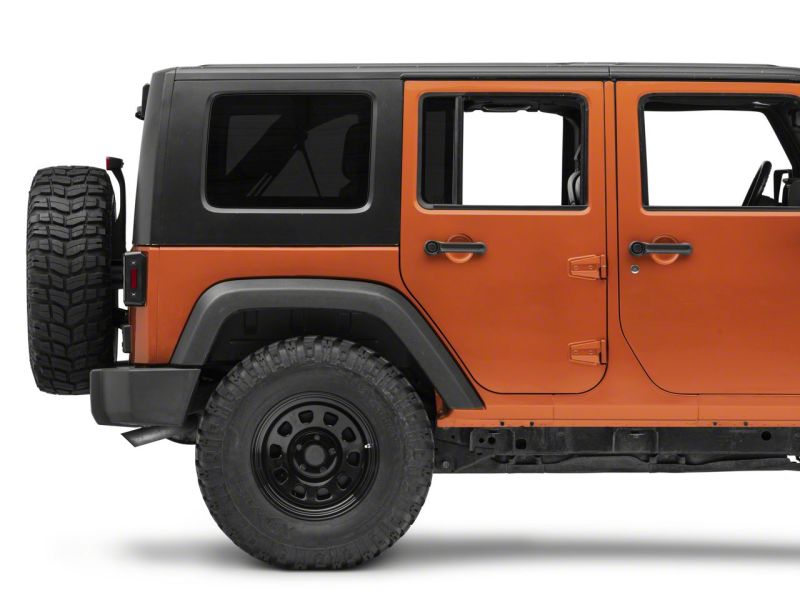 Raxiom 07-18 Jeep Wrangler JK Axial Series Vision LED Tail Lights- Blk Housing (Clear Lens) J130809 J130809 Photo - Close Up