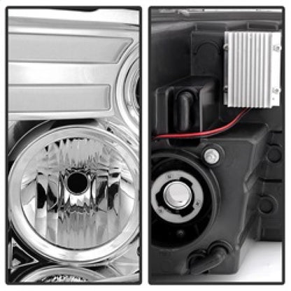 Spyder Dodge Ram 09-12 Projector Headlights Light Bar DRL Chrome PRO-YD-DR09-LBDRL-C 5080998 5080998 Photo - Unmounted