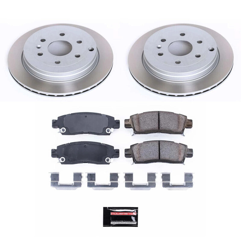 PowerStop Power Stop 07-10 Saturn Outlook Rear Semi-Coated Rotor Kit SC5262 SC5262 Photo - Primary