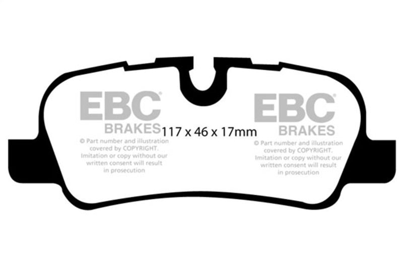 EBC Disc Brake Pad Set DP61542 Photo - Primary