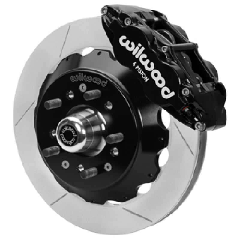 Wilwood Forged 6 Piston Superlite Caliper, GT 48 Vane Spec37 Slotted Rotor - 12.88x1.25 140-17088