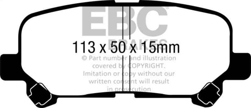 EBC Disc Brake Pad Set DP61802 Photo - Primary