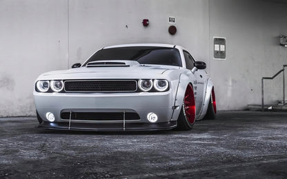 ORACLE Lighting Oracle 08-14 Dodge Challenger Dynamic Surface Mount Headlight/Fog Light Halo Kit COMBO - ColorSHIFT 1458-332 1458-332 Photo - lifestyle view