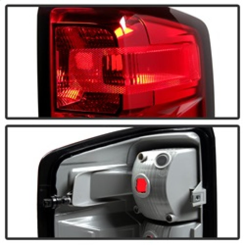 SPYDER Xtune Chevy Silverado 2014-2016 Passenger Side Tail Lights - OEM Right ALT-JH-CS14-OE-R 9031922 9031922 Photo - Unmounted