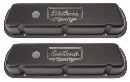 Edelbrock Valve Cover Victor Series Ford 289-302-351W CI V8 Low Black 41253 41253 Photo - Primary
