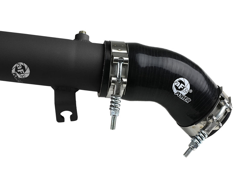 aFe BladeRunner 2.5in Aluminium Hot Side Charge Pipe 15-20 Subaru WRX 2.0T - Black 46-20378-B 46-20378-B Photo - Unmounted