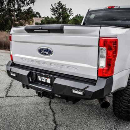 Westin 17-20 Ford F-250/350 Pro-Series Rear Bumper - Textured Black 58-421175 58-421175 Photo - Mounted