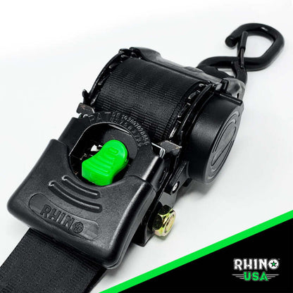 Rhino USA Retractable Ratchet Straps (2Pk 2Inx10Ft) Blue TD-RSRE2X10-BLU TD-RSRE2X10-BLU User 3