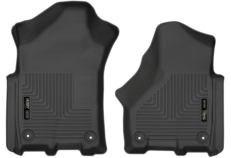 Husky Liners 2019 Ram 2500/3500 Crew Cab/Mega Cab WeatherBeater Black Front Floor Liners 13051 13051 Photo - Primary