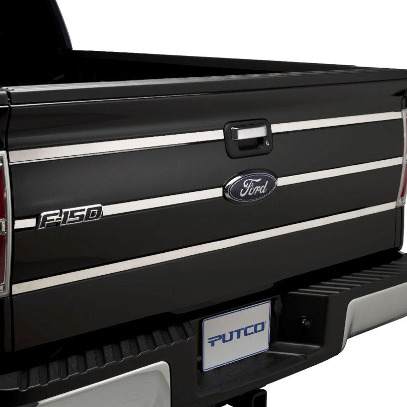 Putco Stainless Steel Tailgate Accent - 6 Pcs. (3 Horizontal Lines) 402702 Photo - Primary