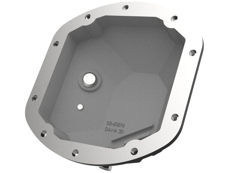 aFe Street Series Dana 30Front Differential Cover Black w/ Machined Fins 97-18 Jeep Wrangler 46-71130B 46-71130B Photo - Unmounted