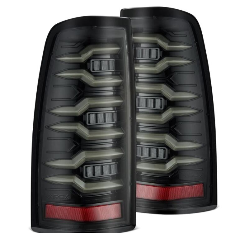AlphaRex 99-06 Chevrolet Silverado Sierra LUXX-Series LED Tail Lights Alpha-Black 620005 620005 Photo - Primary