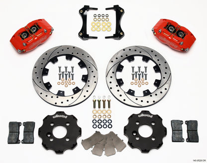 Wilwood DPR Front Kit, 12.19", Drilled, Red, Mini Cooper 140-8528-DR Photo - Primary
