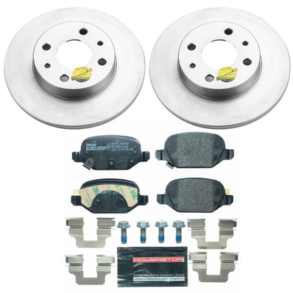 Power Stop 12-19 Fiat 500 Rear Euro-Stop Brake Kit ESK6292 ESK6292 Photo - Primary