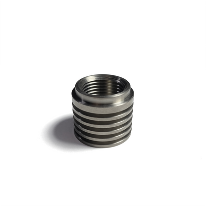 Ticon Industries Titanium O2 Sensor Bung w/ Built In Heat Sink (M18x1.5) 104-00100-9000 104-00100-9000 User 1