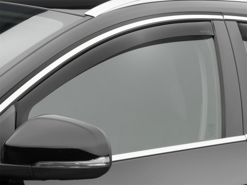 WeatherTech 11+ Volvo S60 Front Side Window Deflectors - Dark Smoke 80579 80579 Photo - Mounted