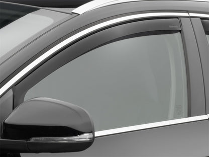 WeatherTech 11+ Volvo S60 Front Side Window Deflectors - Dark Smoke 80579 80579 Photo - Mounted