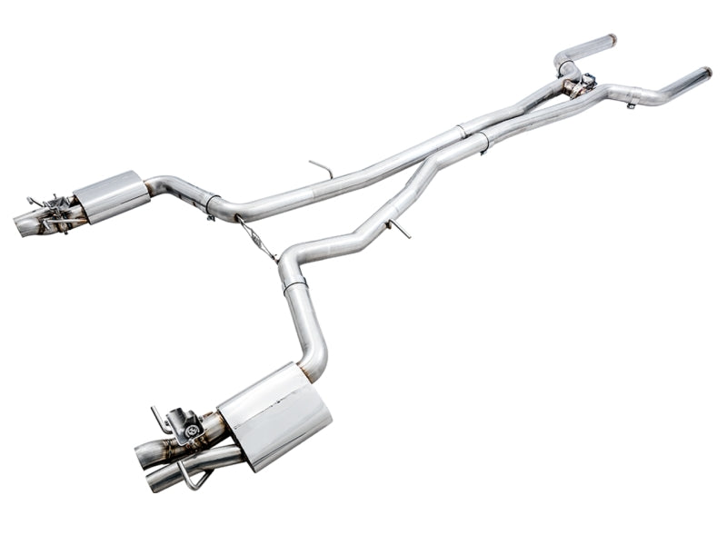 AWE Tuning 2019+ Mercedes-Benz C63 AMG Coupe (W205) SwitchPath Cat-Back Exhaust - No Tips 3025-11005 3025-11005 Photo - Primary
