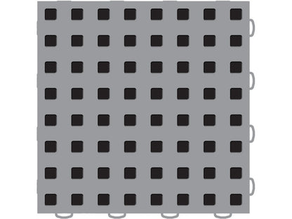 WeatherTech TechFloor - 3in X 12in Tiles(Left Loop) - Grey/Black **Order in Qtys of 10 51T312LL GR-BK 51T312LL GR-BK Photo - Primary