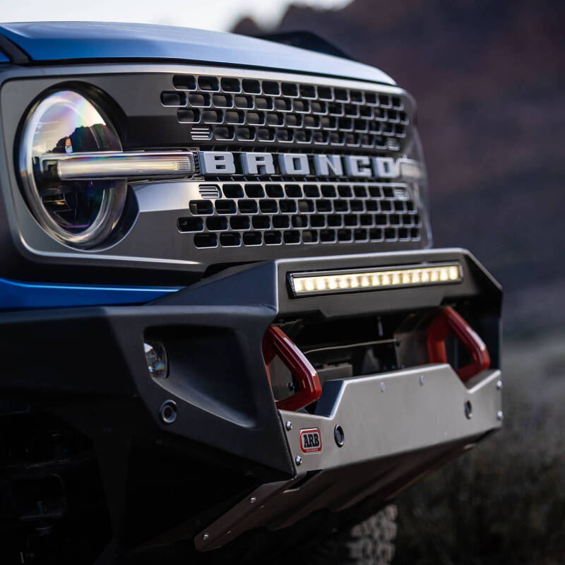 ARB 2021 Ford Bronco Front Bumper Wide Body - Non-Winch 3280010 3280010 Photo - Mounted