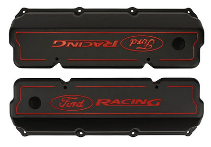 Ford 351C Aluminum Valve Cover Set - Black Finish FRDM6582-Z351B M-6582-Z351B Photo - Unmounted