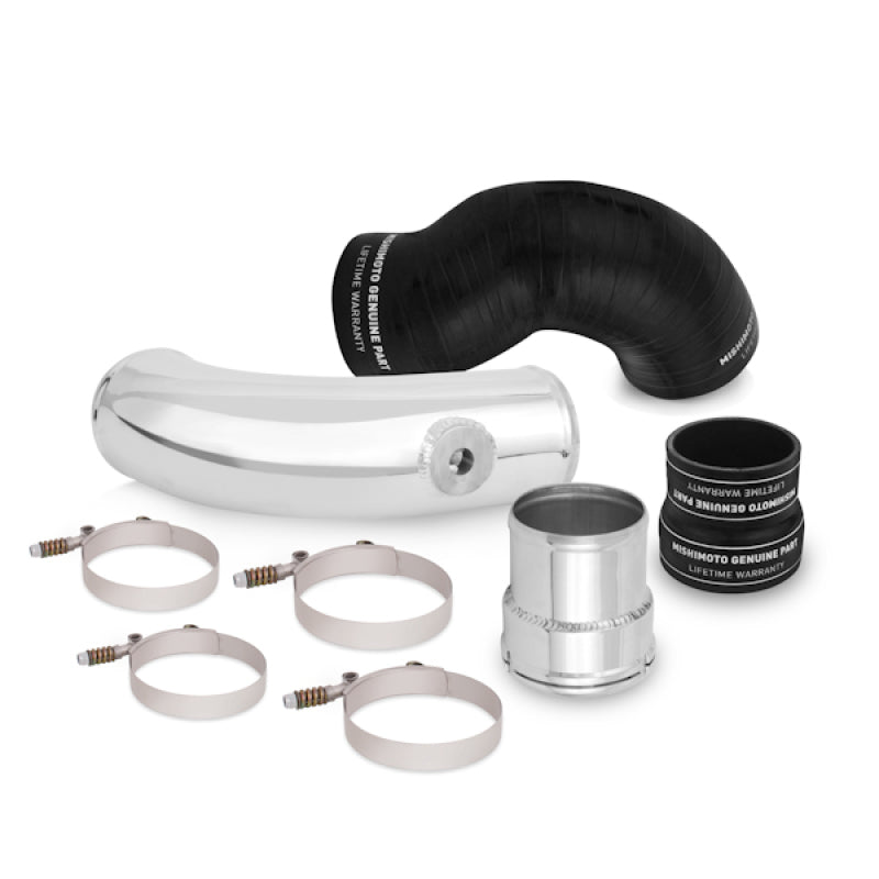 Mishimoto Cold-Side Intercooler Pipe & Boot Kit - Black 11+ Ford 6.7 Powerstroke MMICP-F2D-11CBK Photo - Primary