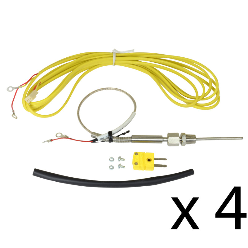 AEM Electronics EGT Sensor - 4 Pk,QTY 4 K-Type Closed Tip Thermocouples, Inconel Sheat 30-2068-4 Photo - Primary