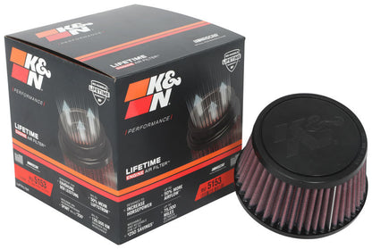 K&N Engineering K&N Universal Clamp-On Air Filter 3-15/16in FLG / 5-1/2in B / 4-1/2in T / 3-1/4in H RU-5153 RU-5153 Photo - out of package
