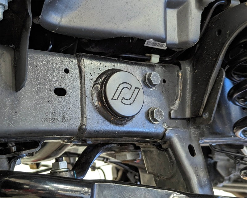 RockJock JL/JT Frame Tube Plugs Frame Front CNC Machined Black Delrin RJ-600000-101 RJ-600000-101 Photo - Mounted