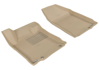 3D MAXpider 2013-2013 Nissan Altima Sedan Kagu 1st Row Floormat - Tan L1NS05711502 L1NS05711502 Photo - Primary