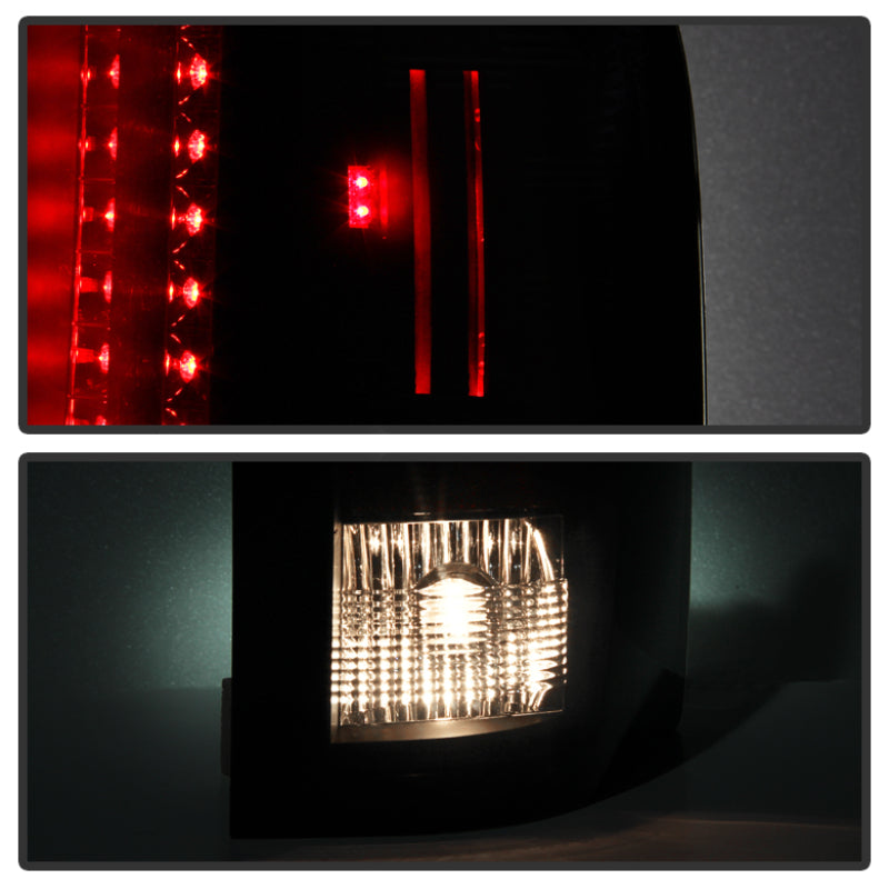 Spyder Chevy Silverado 07-13 LED Tail Lights Blk Smke ALT-YD-CS07-LED-BSM 5078032 5078032 User 1