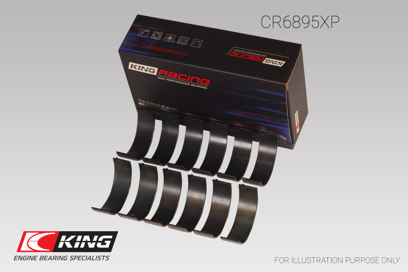 King Engine Bearings King Ford Ecoboost 3.5L V6 (Size 0.25) pMaxBlack Coated Connecting Rod Bearing Set CR6895XP0.25 CR6895XP0.25 User 1