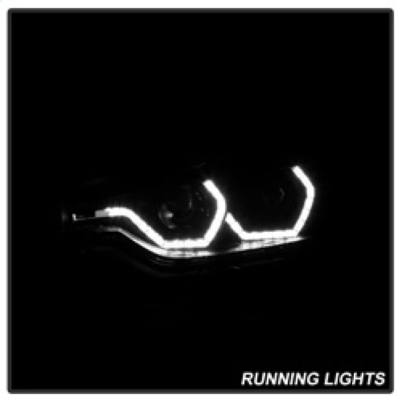 Spyder 12-14 BMW F30 3 Series 4DR Projector Headlights - LED DRL - Black (PRO-YD-BMWF3012-DRL-BK) 5084347 5084347 Photo - Unmounted