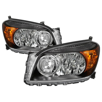SPYDER xTune 06-08 Toyota RAV4 OEM Style Headlights - Black (HD-JH-TRAV06-AM-BK) 9042850 9042850 Photo - Primary