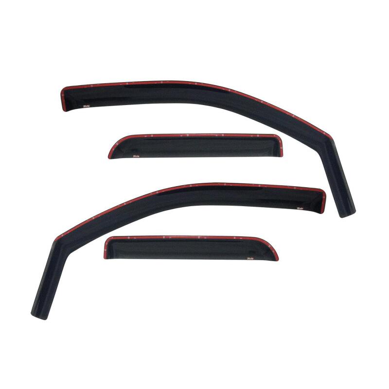 Westin 2009-2018 Dodge/Ram Quad Cab Wade In-Channel Wind Deflector 4pc - Smoke 72-35403 72-35403 Photo - Primary