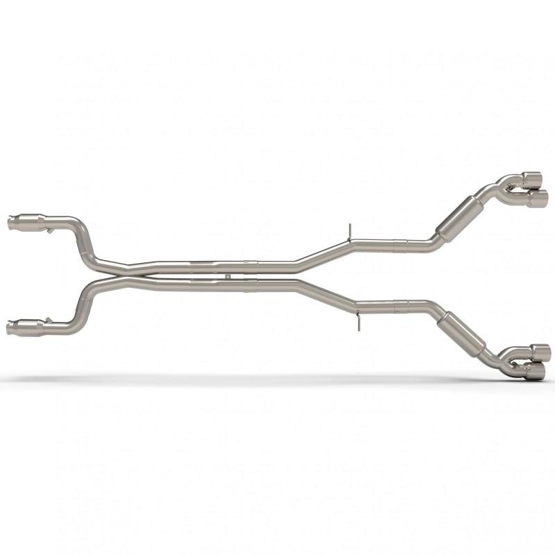 Kooks 16+ Chevy Camaro SS 6.2L 3in GREEN Cat Strt Screamer Exhaust w/Quad Tips (Use w/Kooks Headers) 22605351SS 22605351SS Photo - Primary