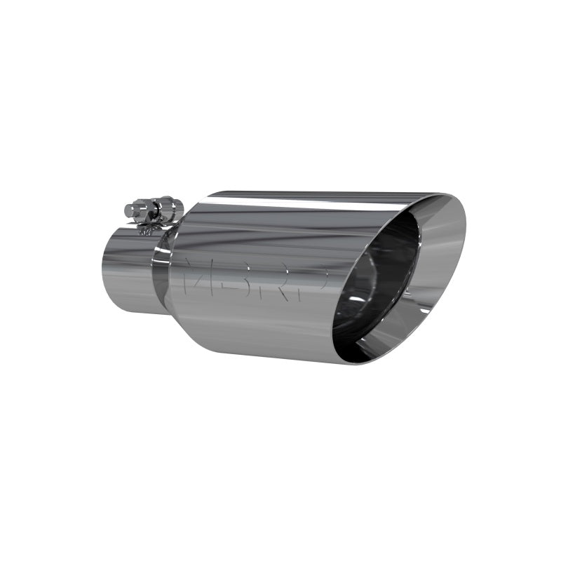 MBRP Universal Tip 4.5 O.D. Dual Walled Angled Rolled End 2.5 Inlet T5161 Photo - Primary